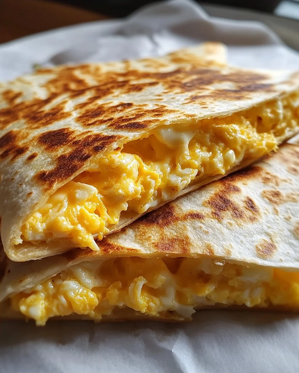 Egg & Cheese Frühstücks-Quesadilla-Taschen: Schnell & lecker!