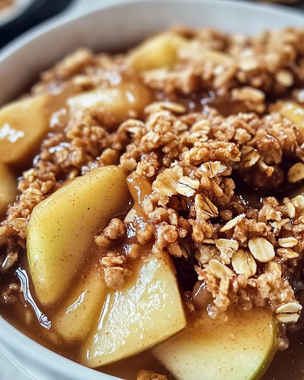 Gesunde Hochprotein-Apfel-Crisp für jeden Tag
