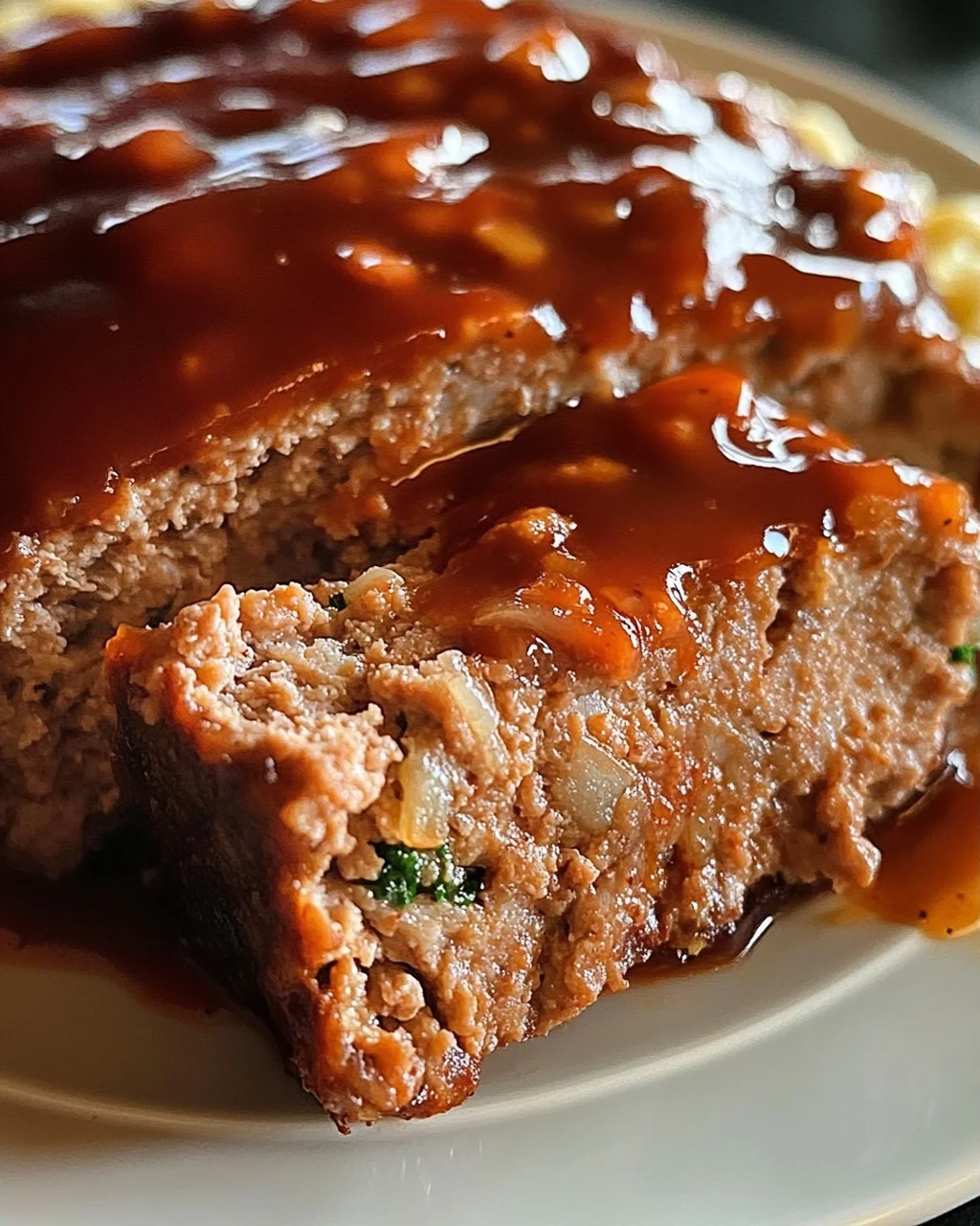Hackbraten aus dem Backofen