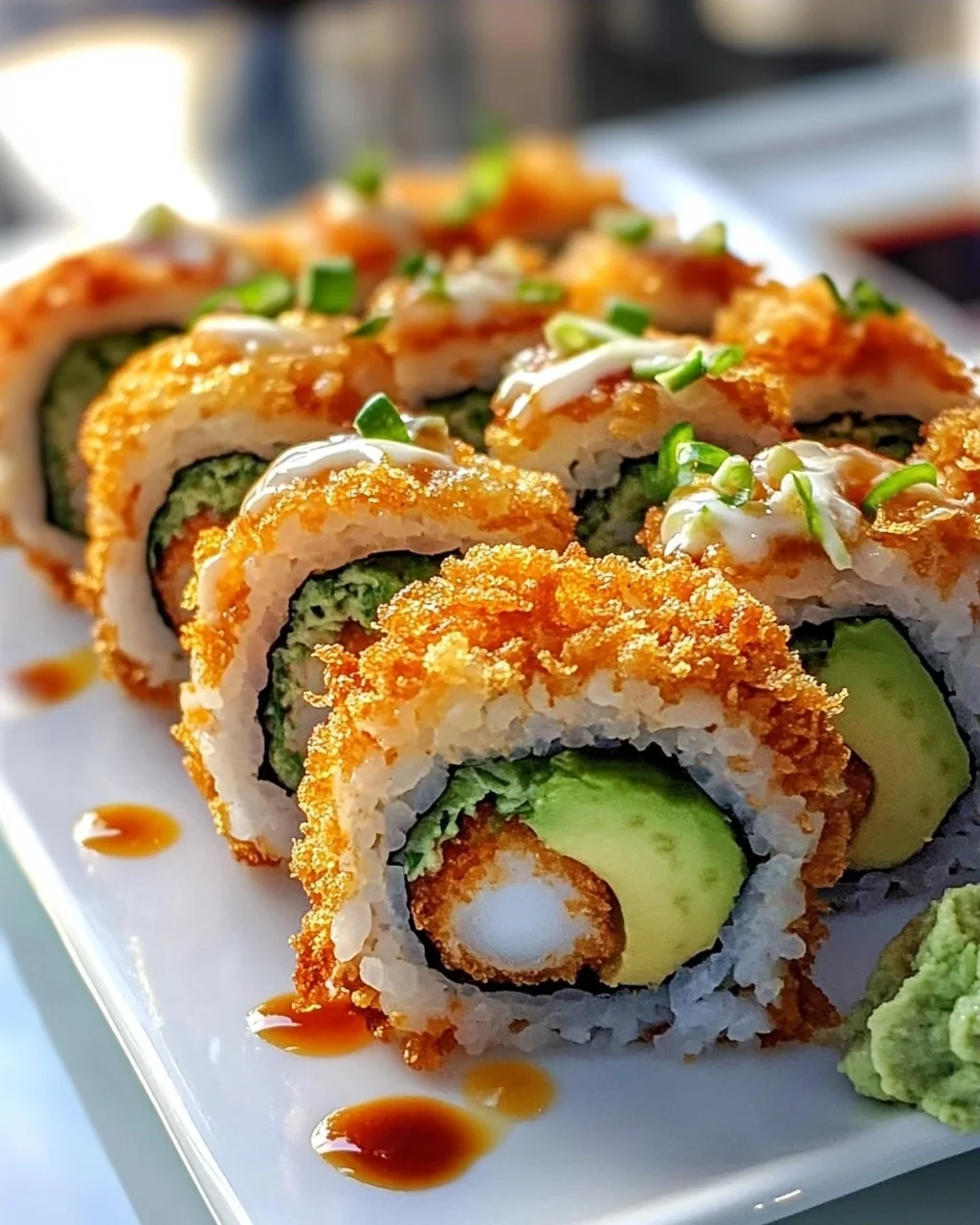 Knusprige Tempura Garnelen Sushi Rolls Rezept – Schnell & Lecker