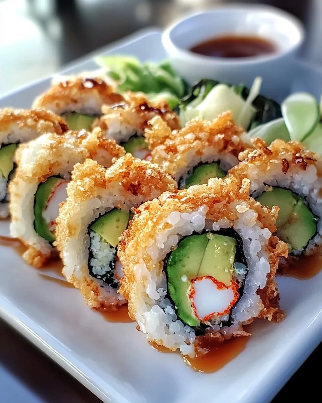 Knusprige Tempura Garnelen Sushi Rolls Rezept – Schnell & Lecker
