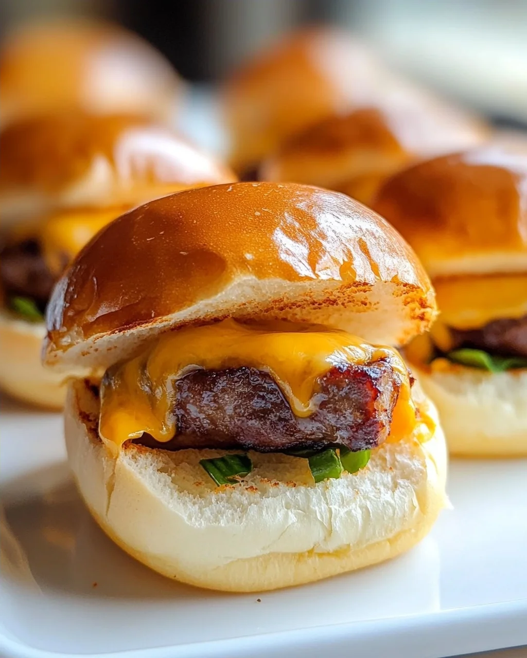 Mini Mississippi Little Smokies Sliders mit Cheddar genießen!