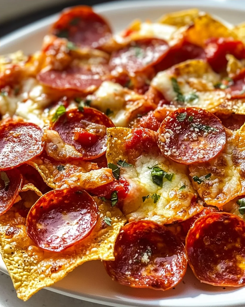 Beef Pepperoni Pizza Chips: Knusprig & ofenfrisch genießen!