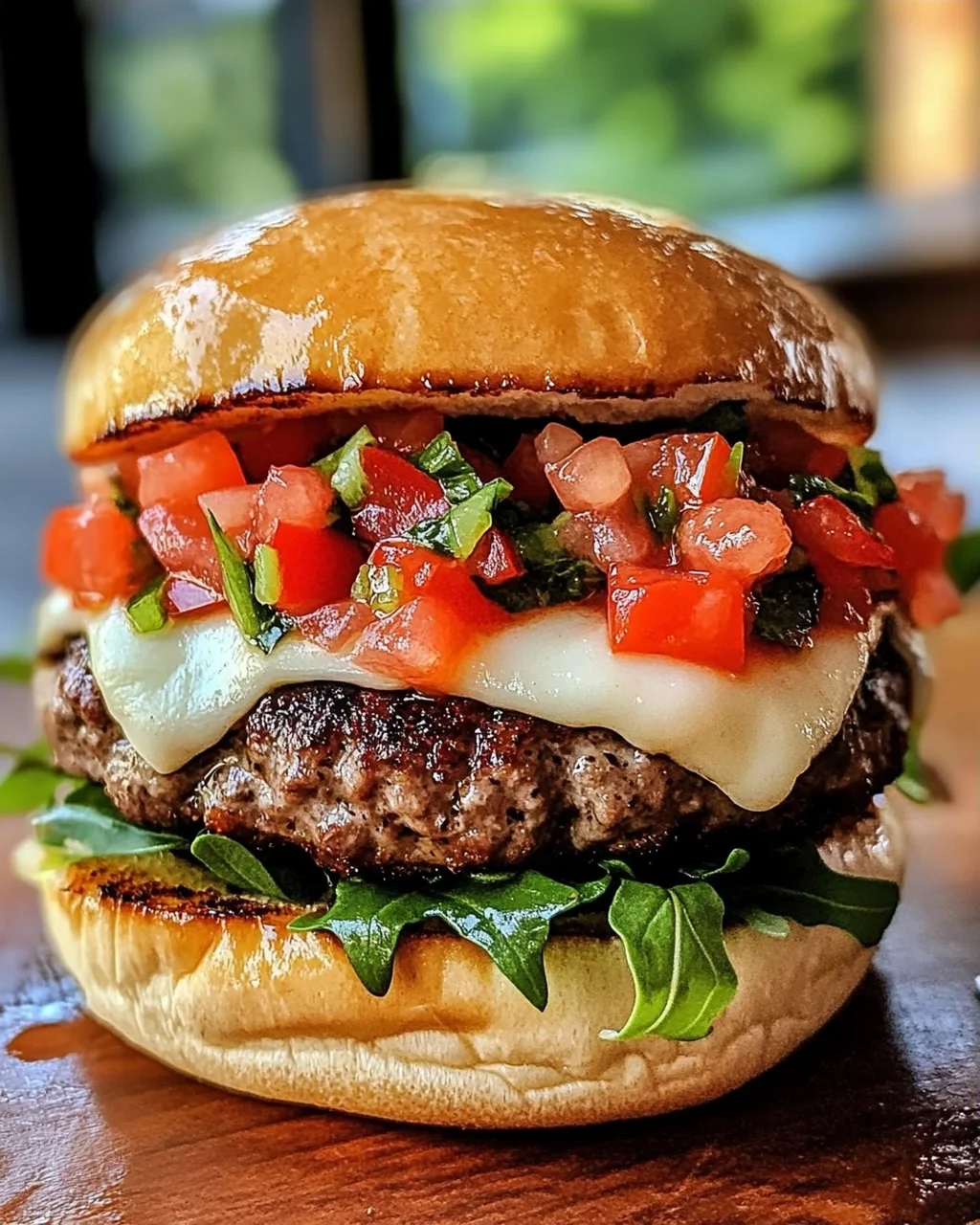 Bruschetta-Burger