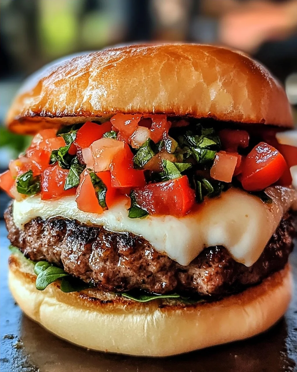 Bruschetta-Burger