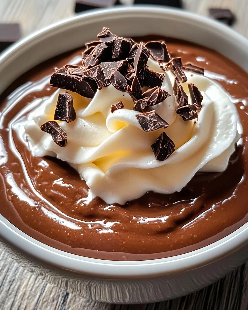Cremiger Schokoladenpuddingbrei