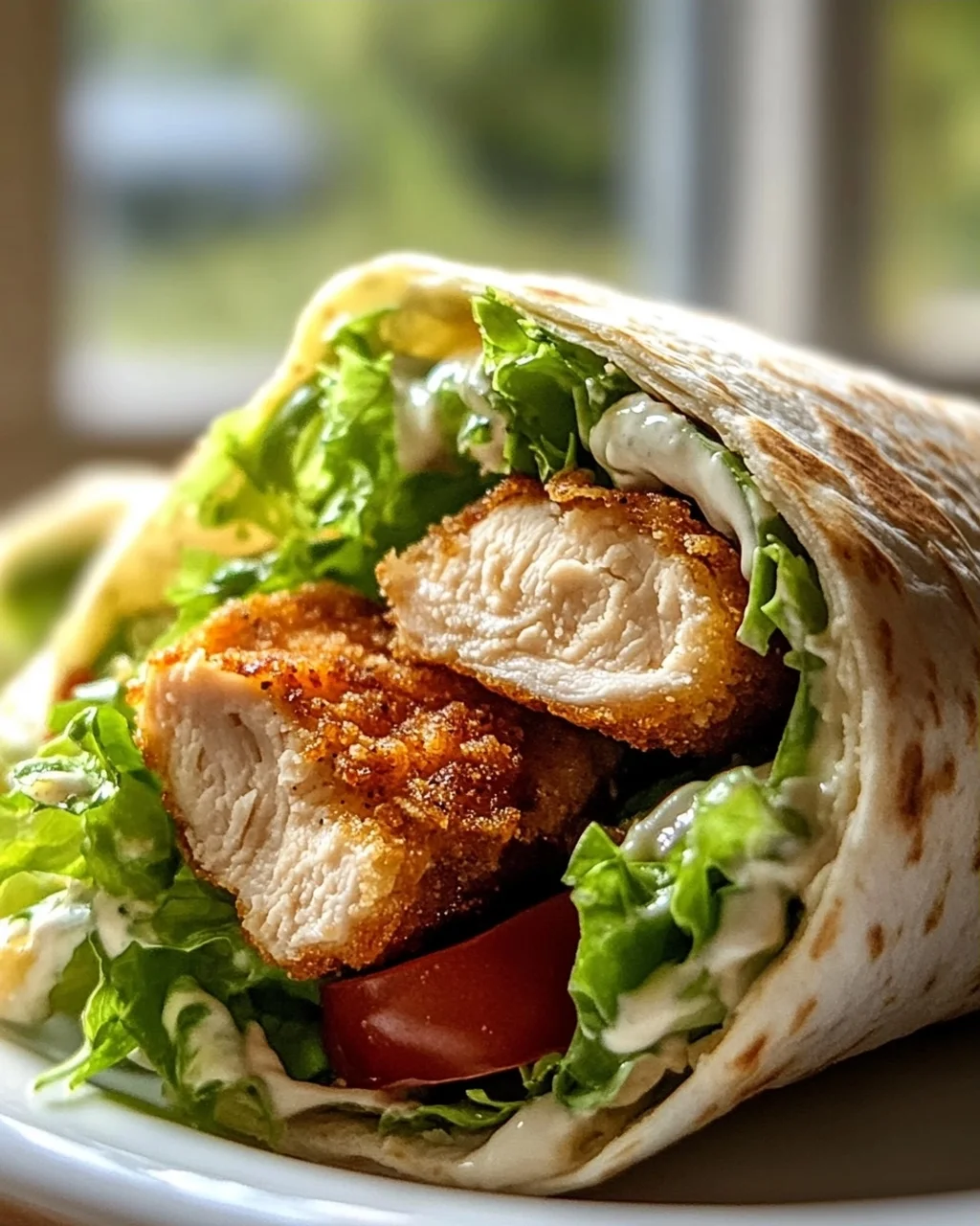 Crispy Chicken Caesar Wrap: Knusprig, frisch & unwiderstehlich!