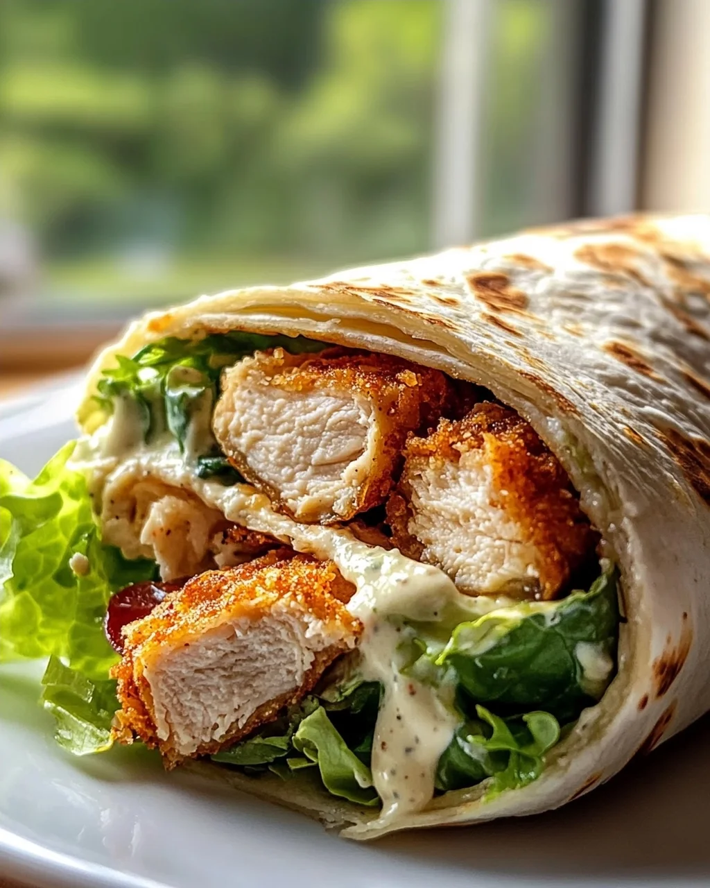 Crispy Chicken Caesar Wrap: Knusprig, frisch & unwiderstehlich!