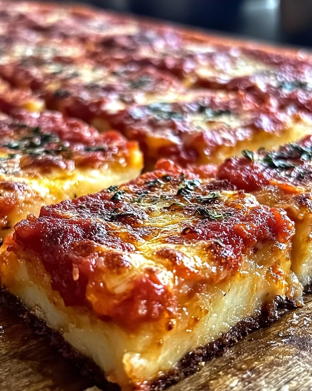 Crispy Detroit-Stil Pizza für Zuhause zaubern