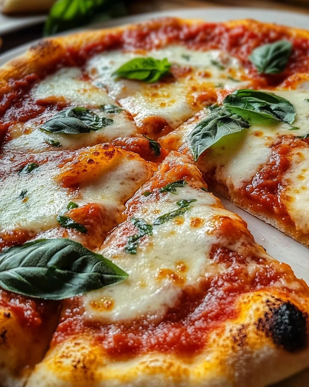 Der beste italienische Pizzateig und Pizza Margherita
