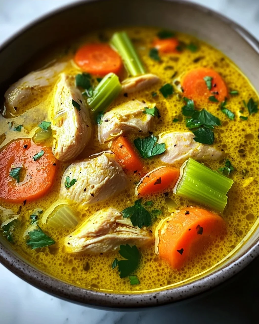 Entzündungshemmende Kurkuma-Hühnersuppe Rezept genießen!