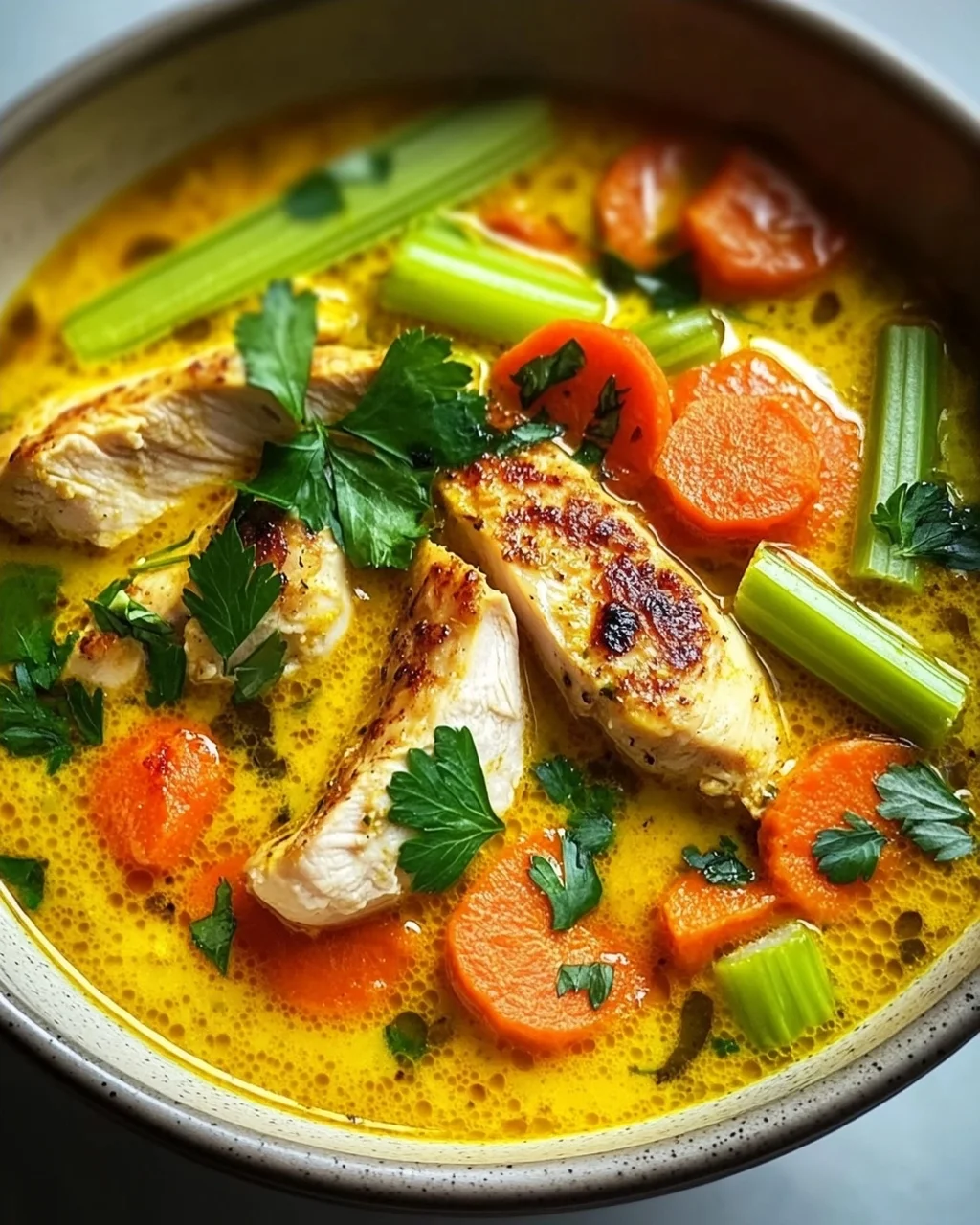 Entzündungshemmende Kurkuma-Hühnersuppe Rezept genießen!