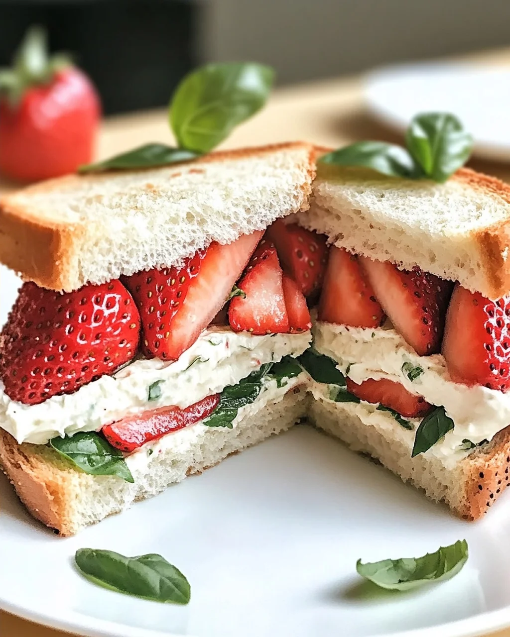 Erdbeer-Teesandwiches: Perfekte Kostbarkeit für Teestunden