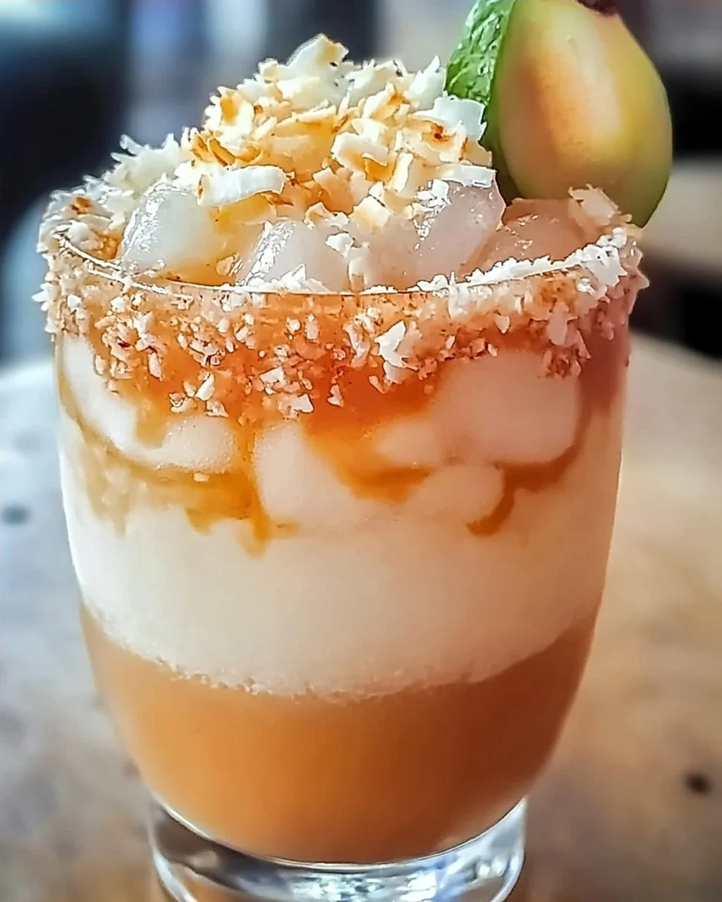 Erfrischender Kokosnuss Lychee Eistee in 5 Minuten