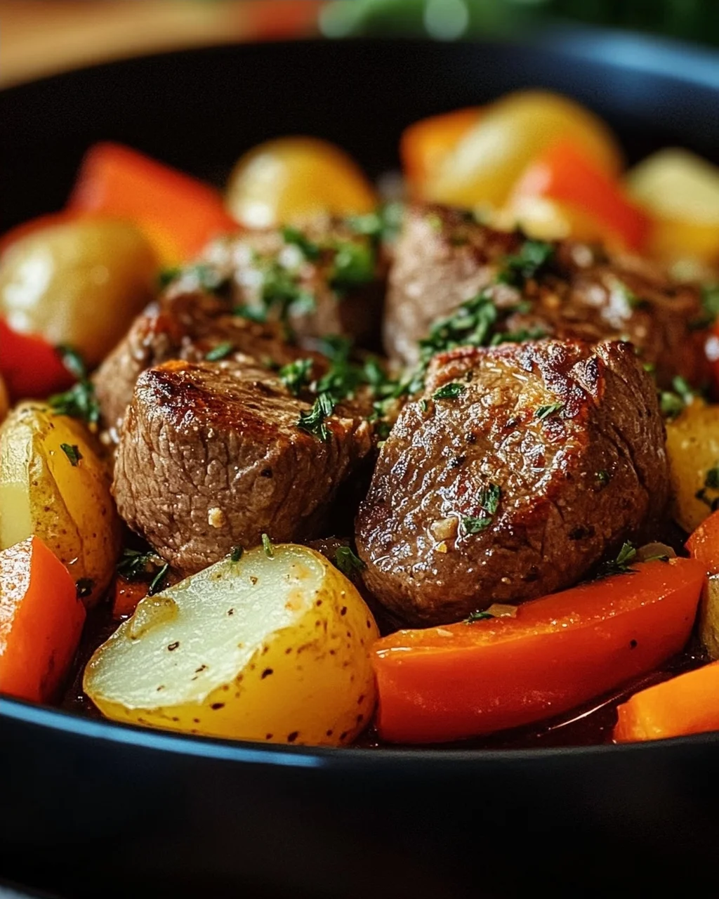 Filettopf aus dem Backofen