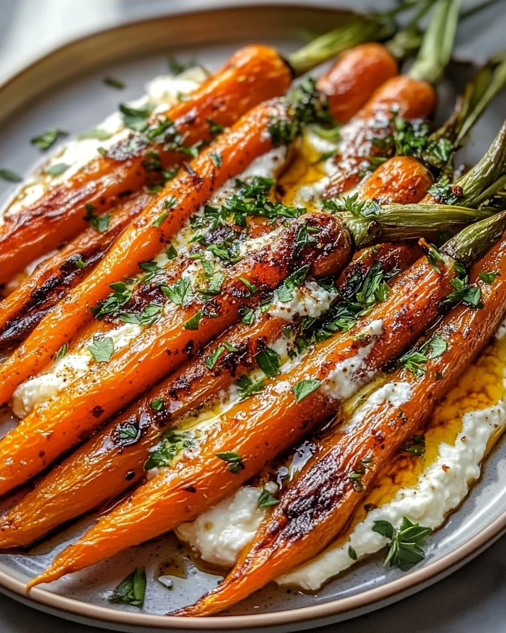 Geröstete Karotten mit Ricotta und Chili-Butter Rezept