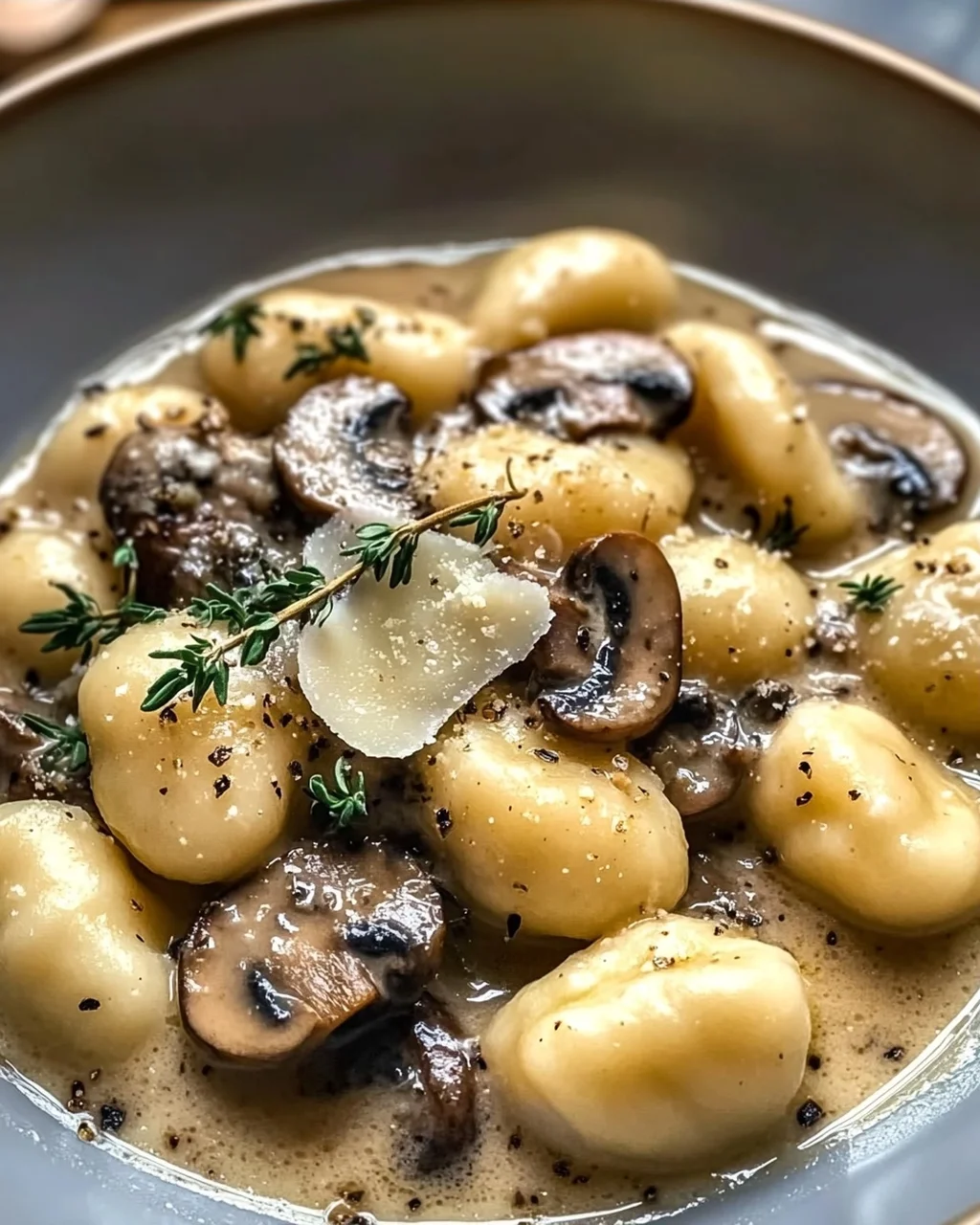 Gnocchi mit cremiger Pilzsauce für Feinschmecker