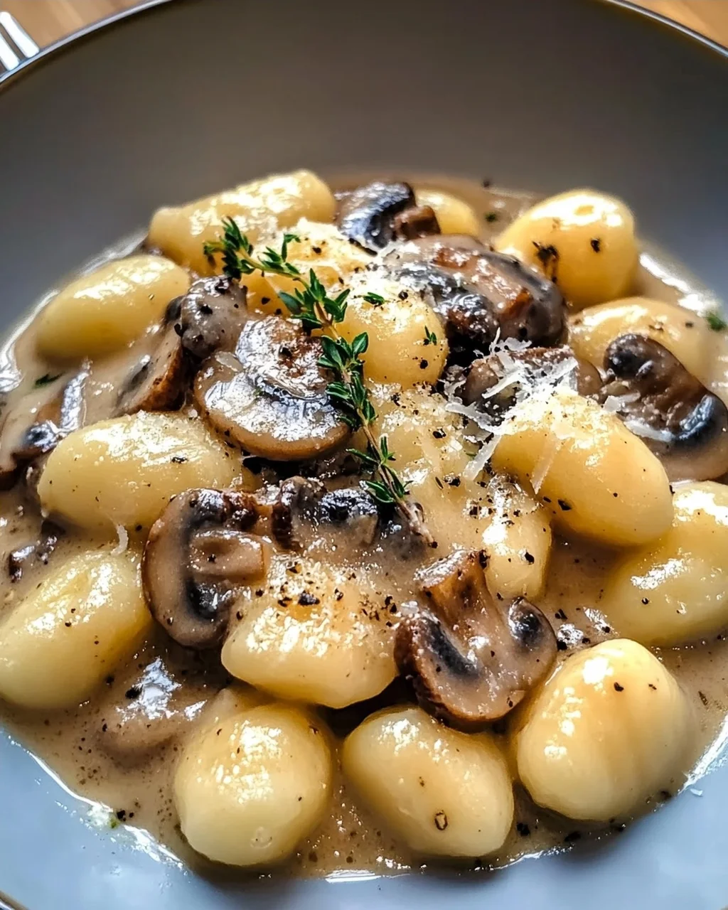 Gnocchi mit cremiger Pilzsauce für Feinschmecker
