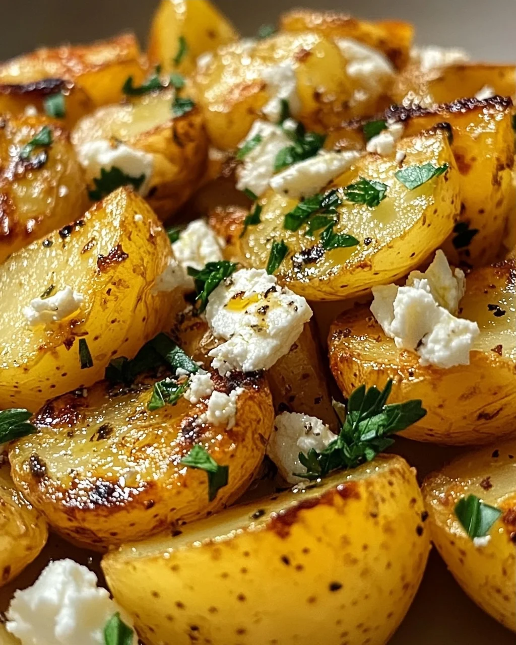 Kartoffeln Mit Feta Knoblauch