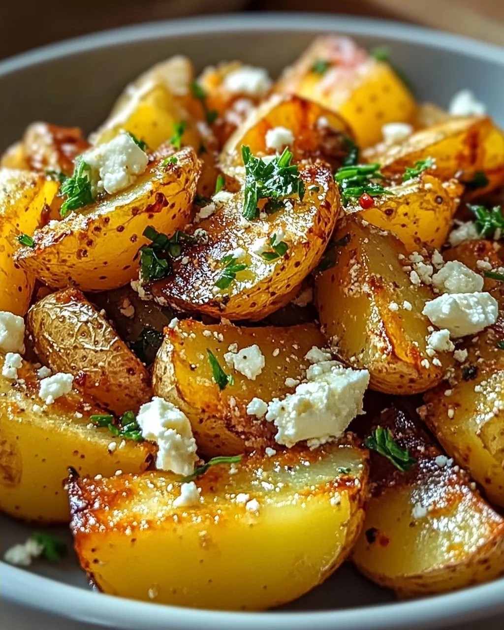 Kartoffeln Mit Feta Knoblauch