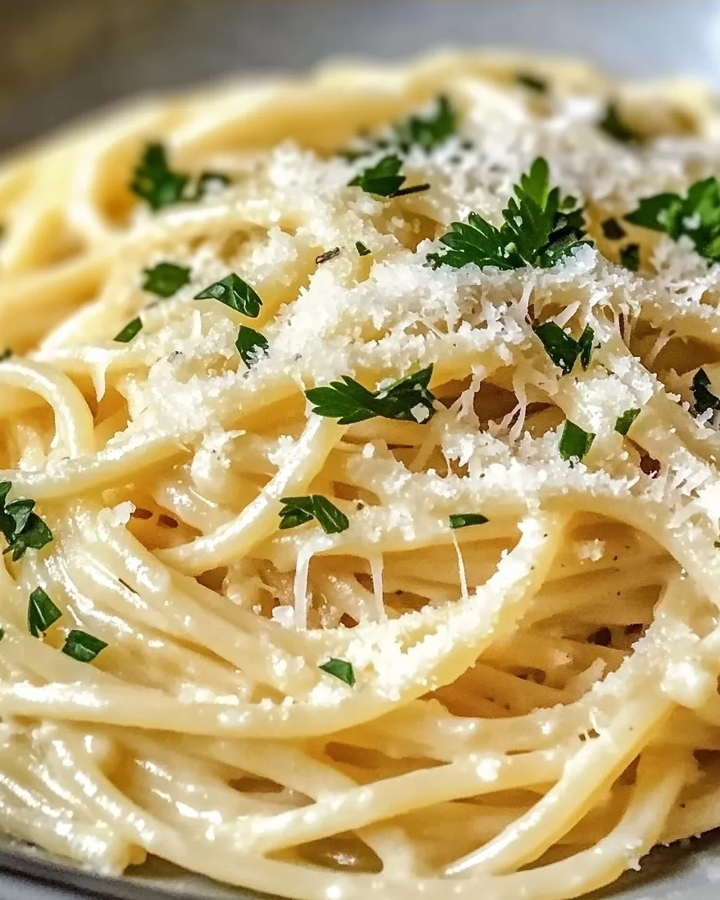 Knoblauch Parmesan Pasta für schnelles Wohlfühlen