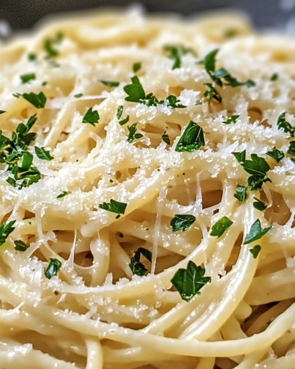 Knoblauch Parmesan Pasta für schnelles Wohlfühlen
