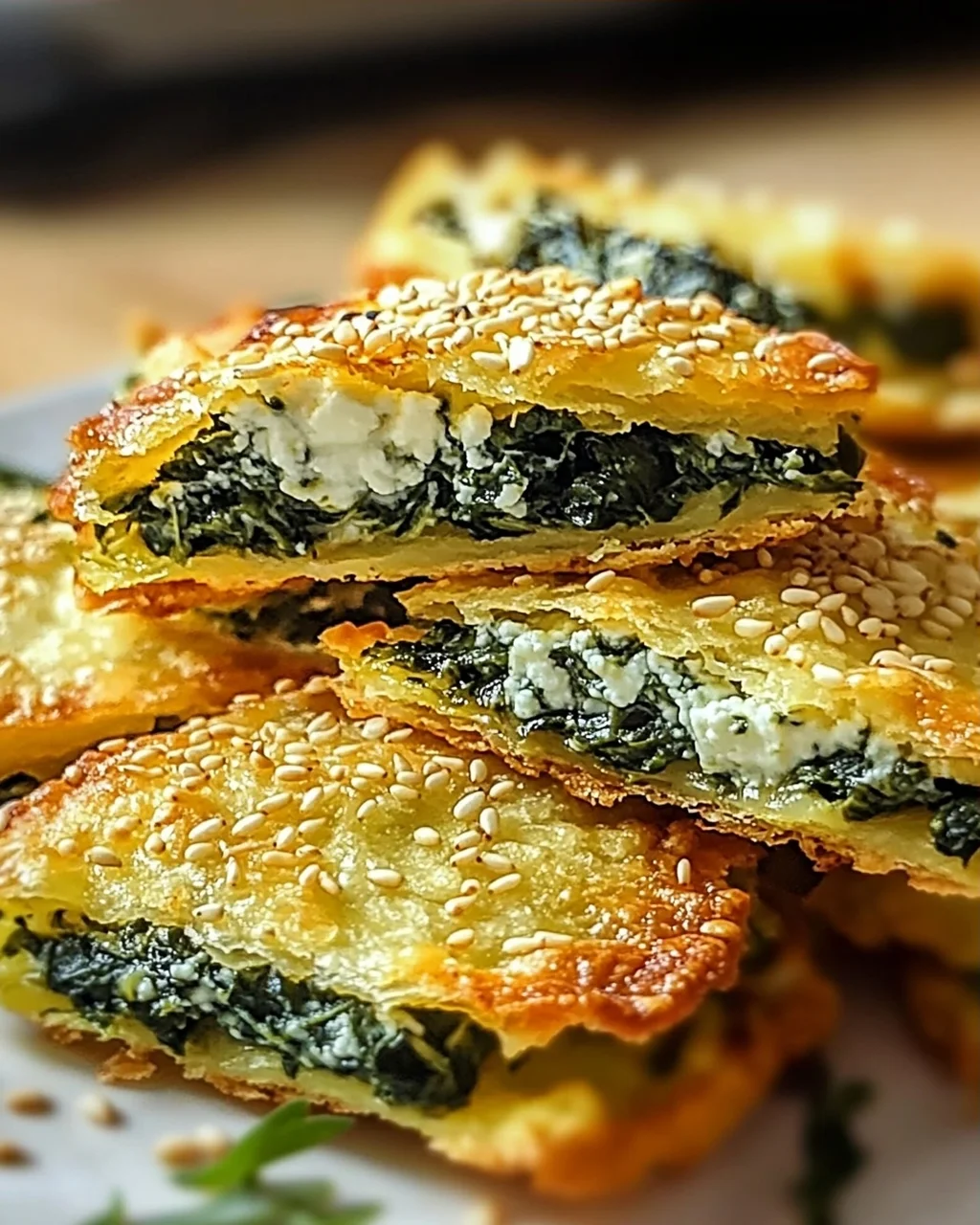 Knusprige Spinat-Feta-Crisps: Ein köstliches Snack-Rezept!