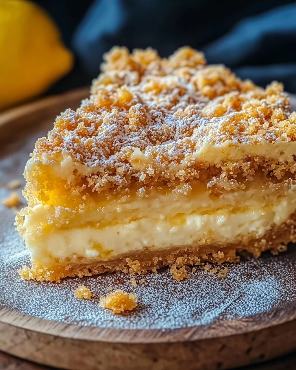 Knuspriger Streuselkuchen mit Vanillepudding wie von Oma