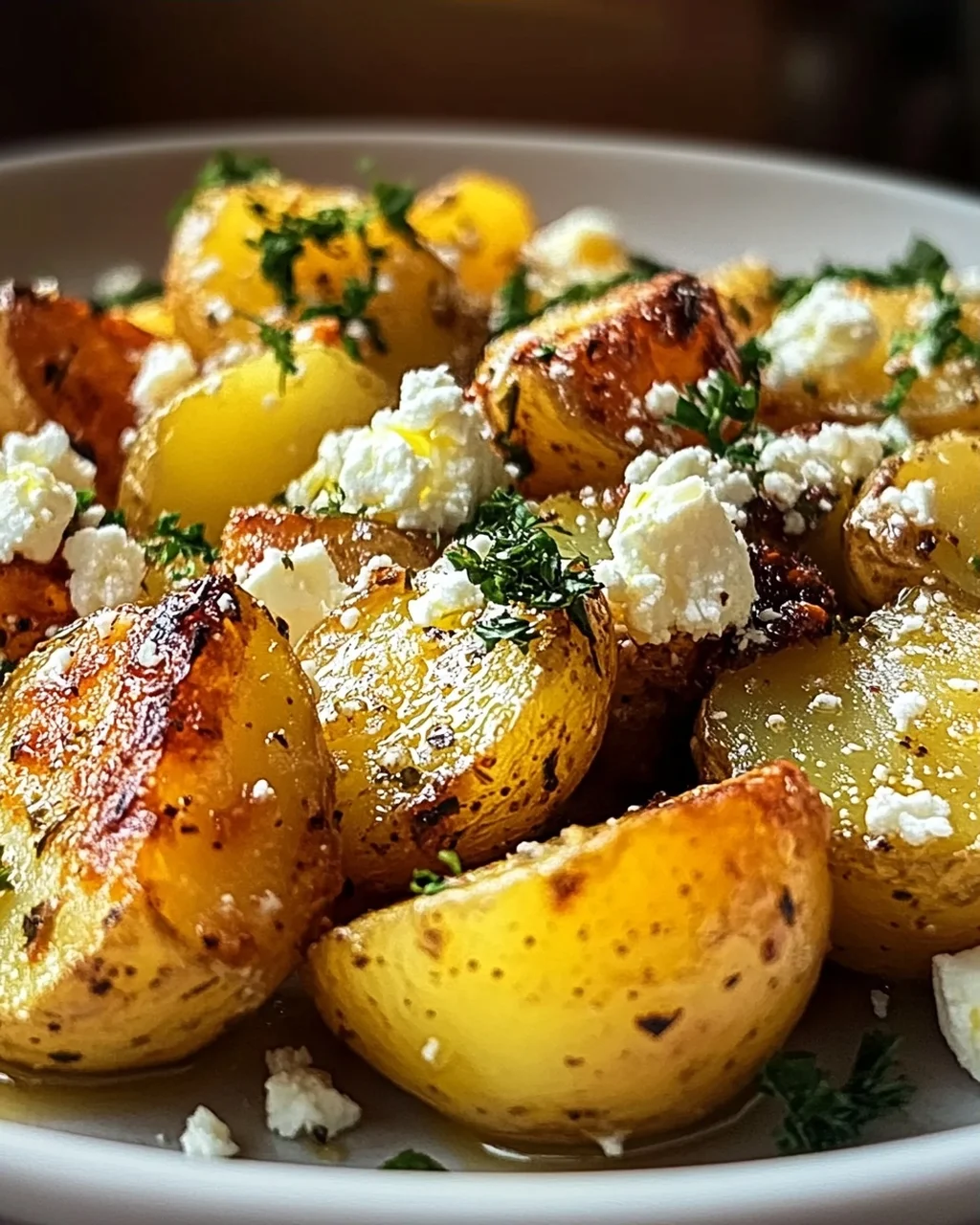 Leckere Kartoffeln mit Feta und Knoblauch – Einfaches Rezept!