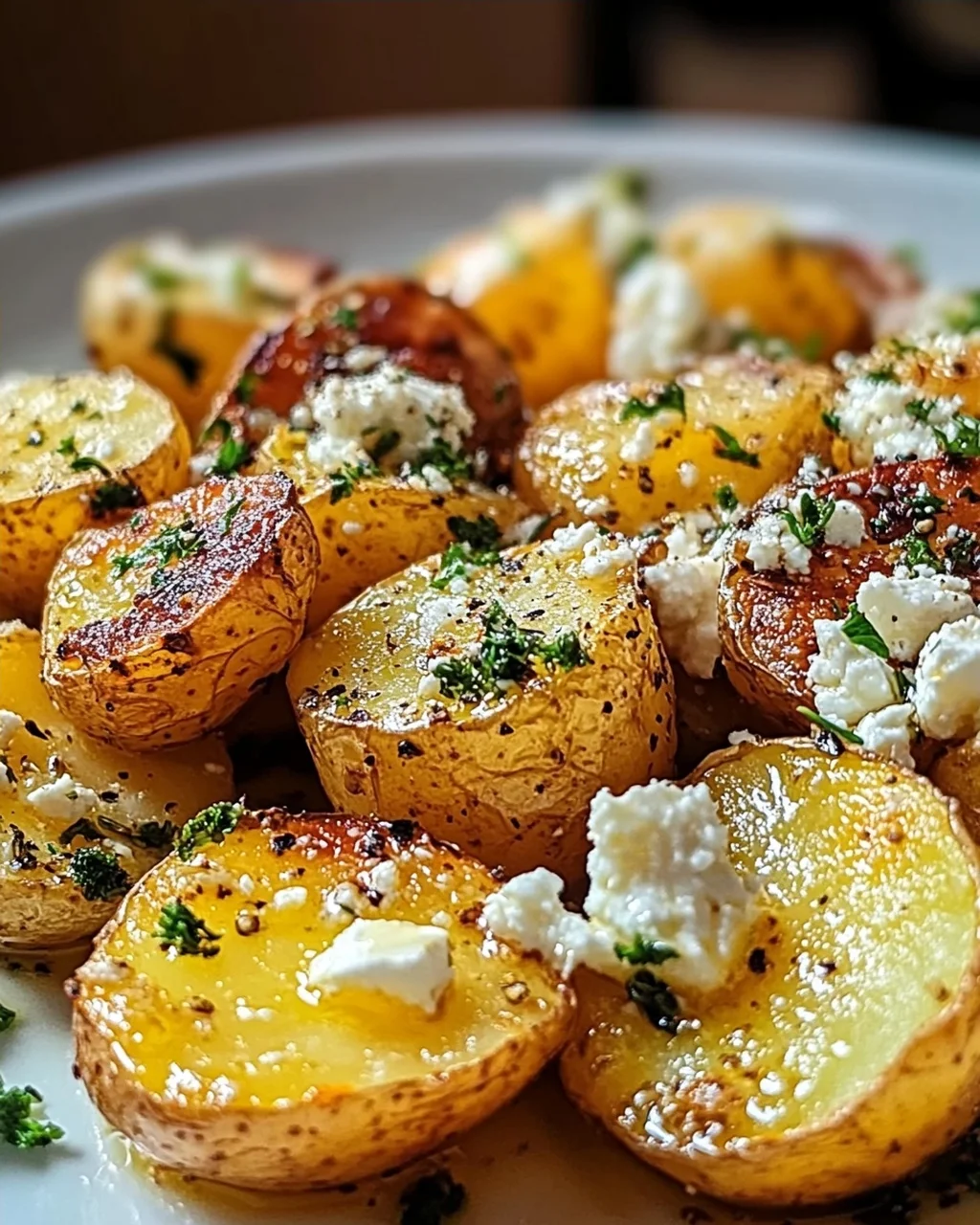Leckere Kartoffeln mit Feta und Knoblauch – Einfaches Rezept!