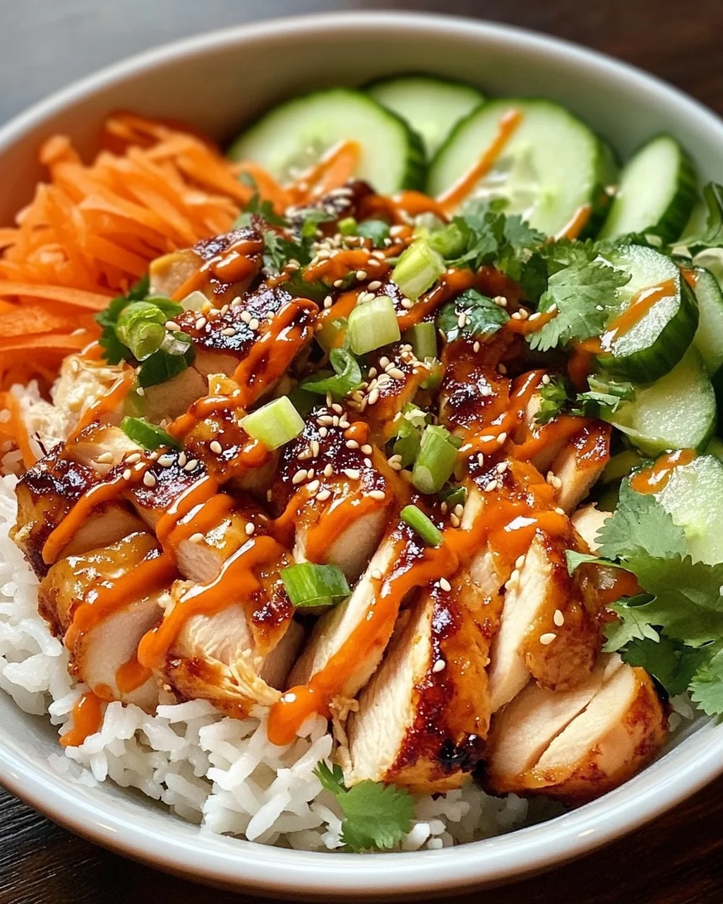Leckeres Bang Bang Chicken Bowl Rezept für jeden Tag!
