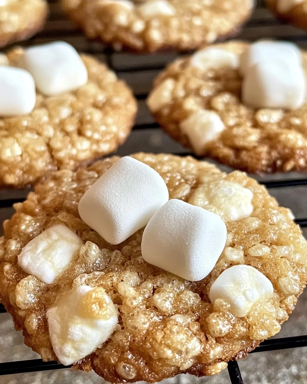 Marshmallow Crispy Cookies der süße Genuss