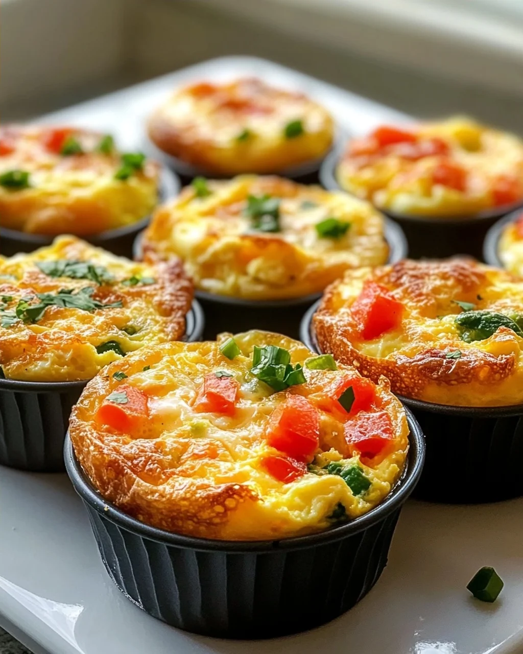 Mini Eier Aufläufe aus Muffinformen: Dein perfekter Snack!