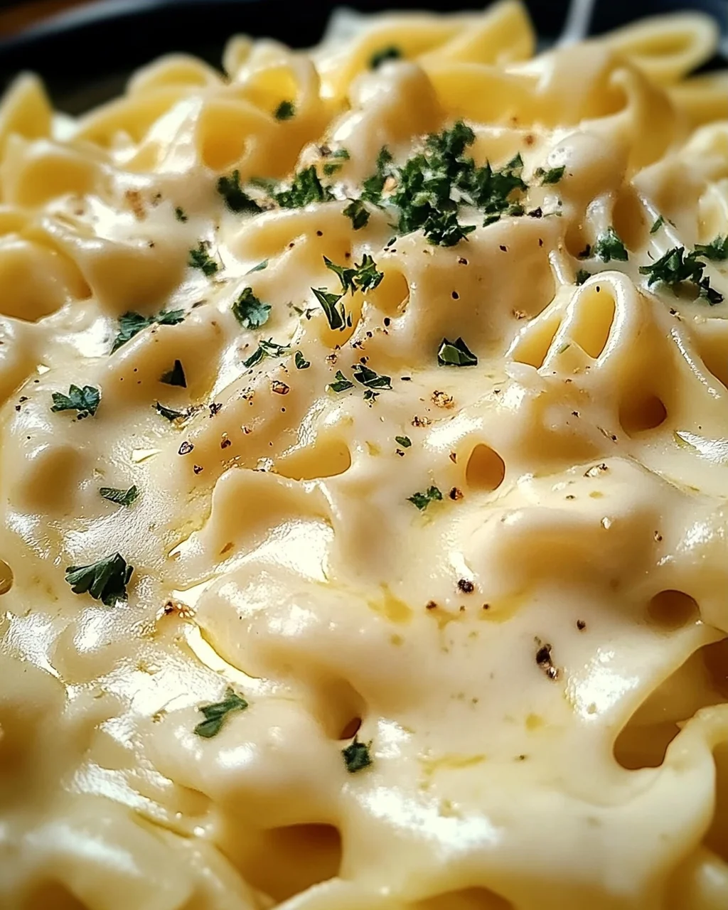 Nudeln in Käse-Sahne-Soße