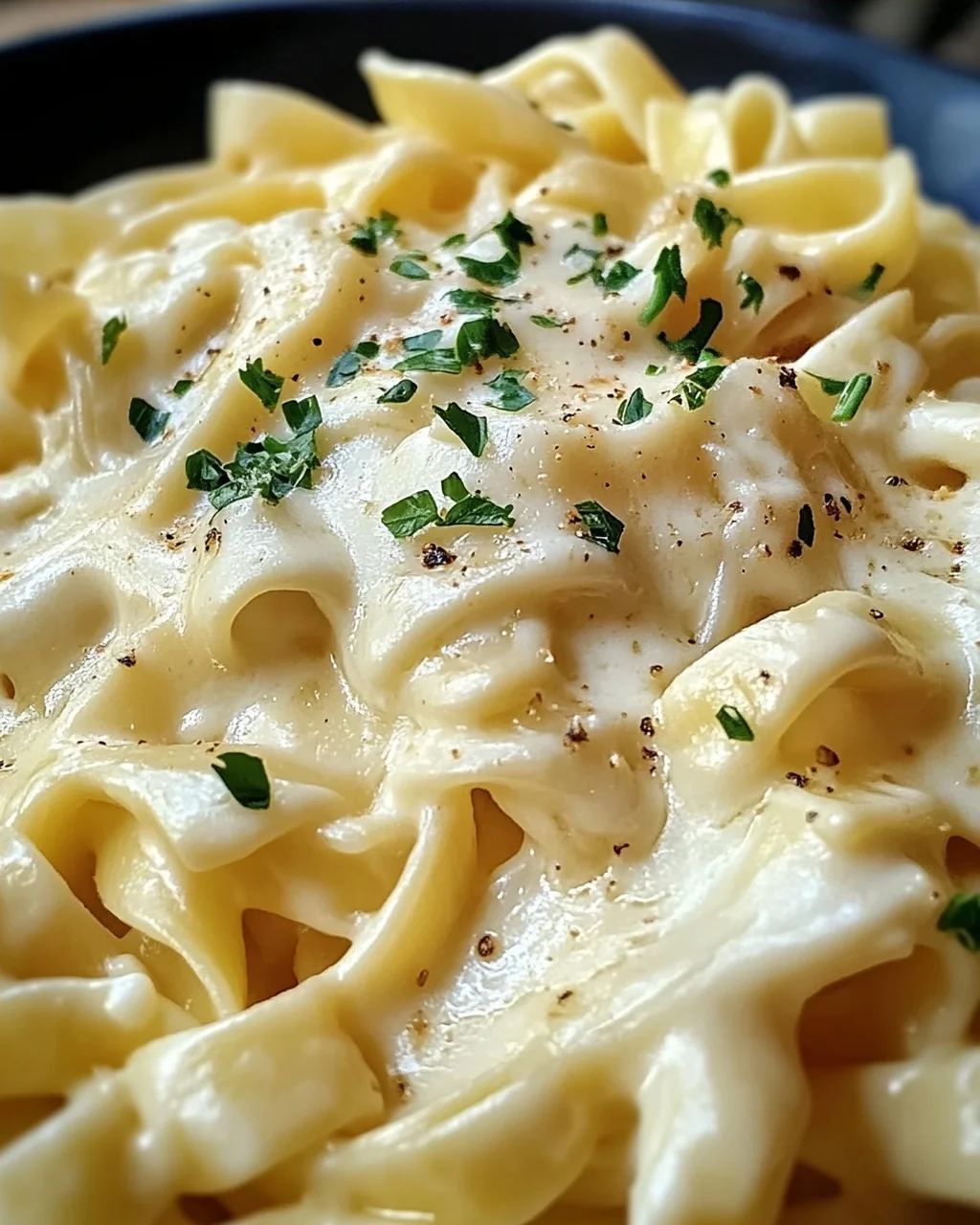 Nudeln in Käse-Sahne-Soße
