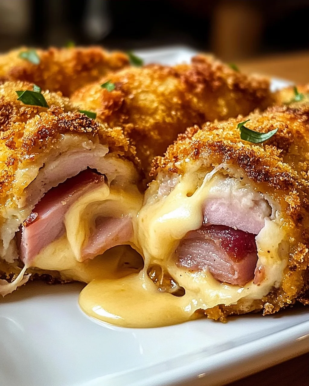 Putenröllchen nach Cordon Bleu Art