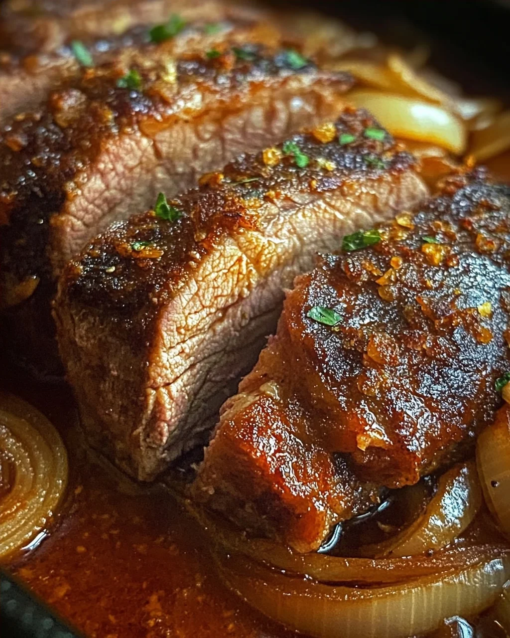 Räuberbraten Rezept, schmort im Ofen einfach vor sich hin!