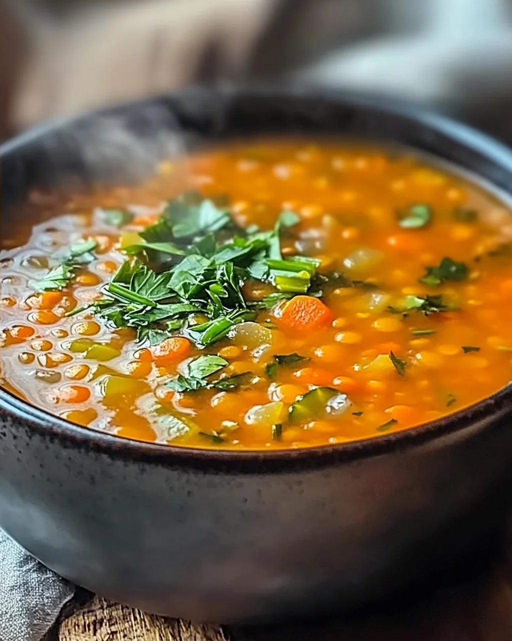 Rezept für Rote Linsensuppe