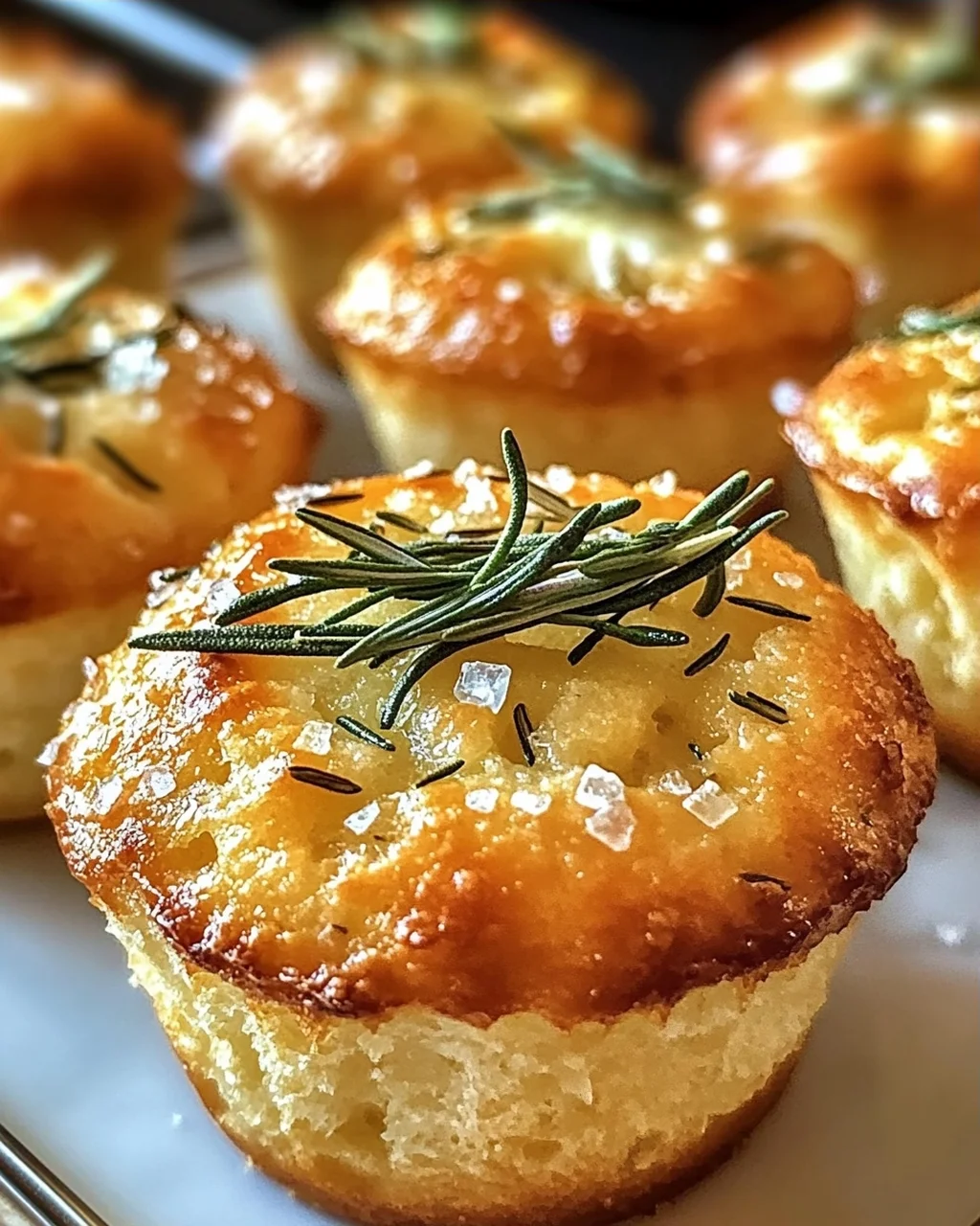 Rosmarin-Knoblauch-Focaccia-Muffins