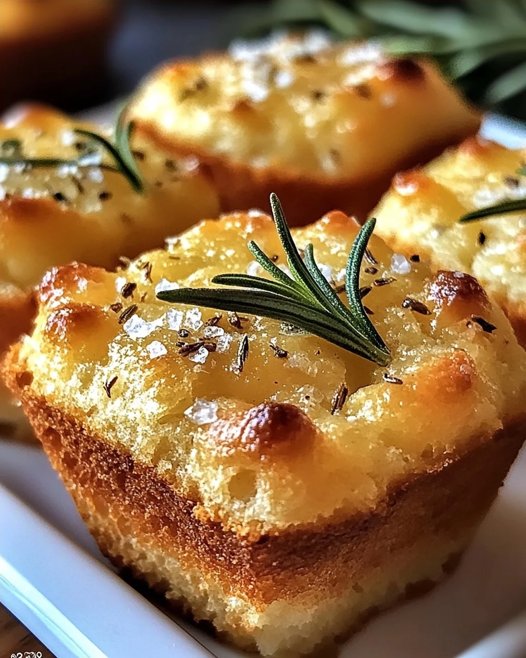 Rosmarin-Knoblauch-Focaccia-Muffins