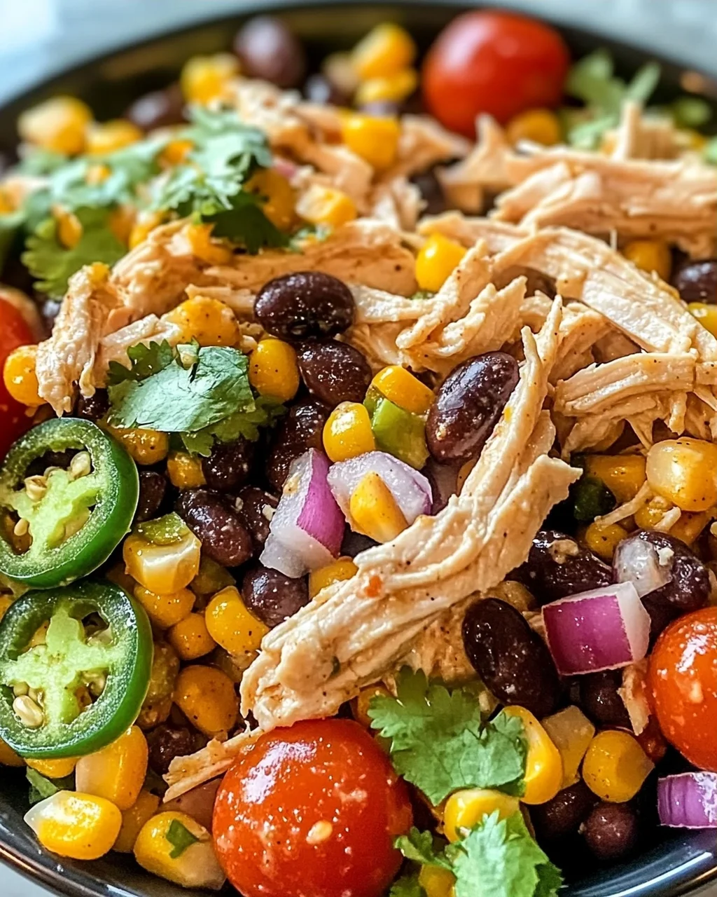 Südwestlich gewürzter Hähnchensalat für schnelle Genussmomente