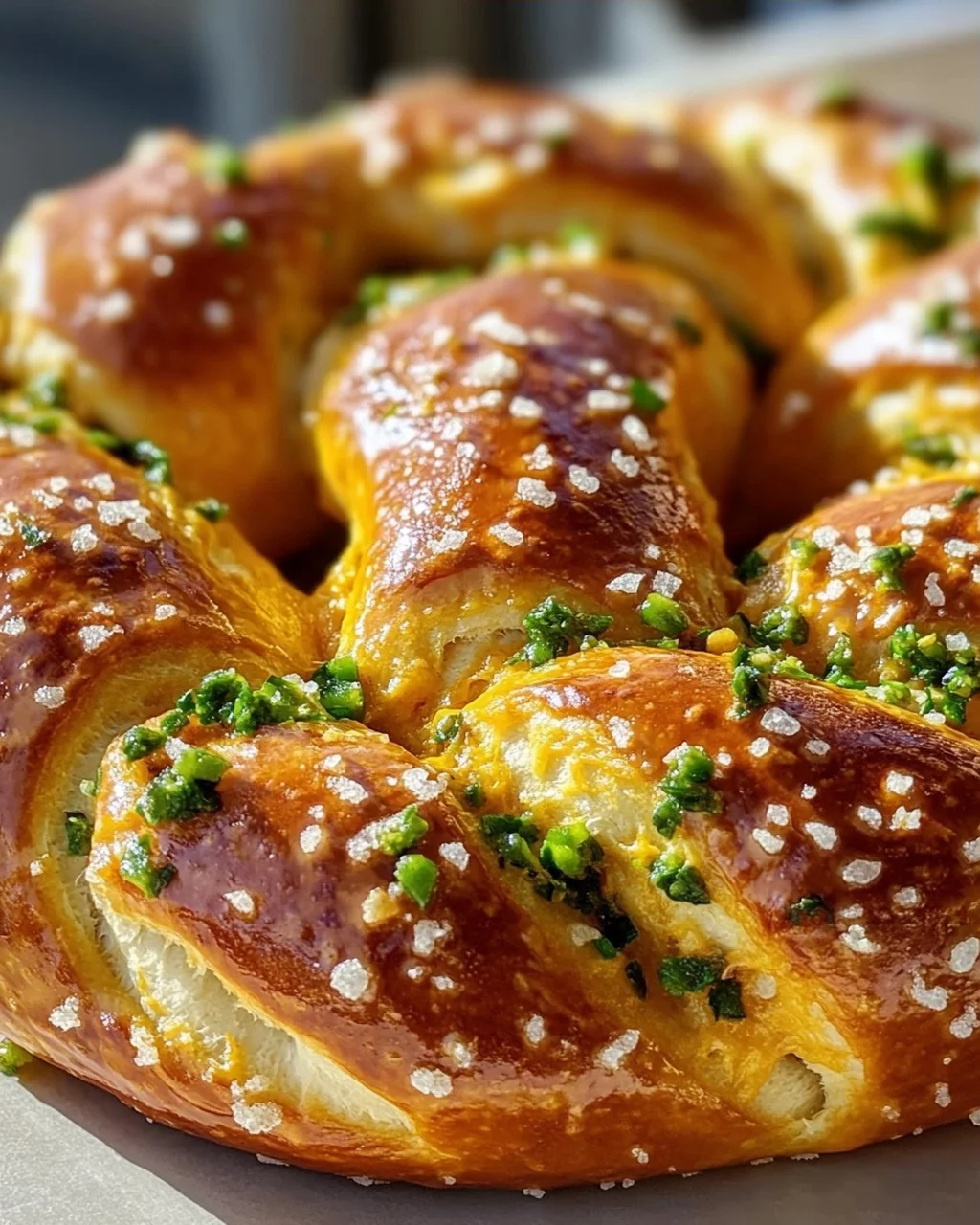 Twisted Jalapeno Cheddar Brezeln: Knusprig-würzig & selbst gedreht
