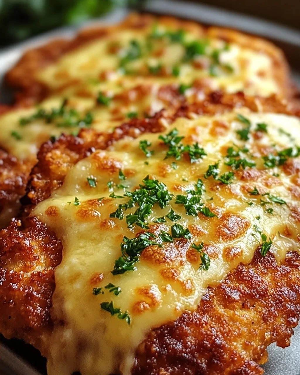 Überbackene Partyschnitzel