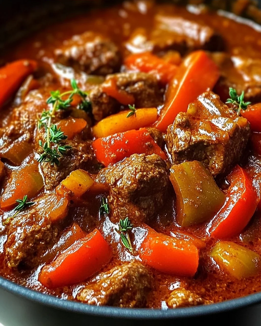 Ungarisches Paprika-Gulasch