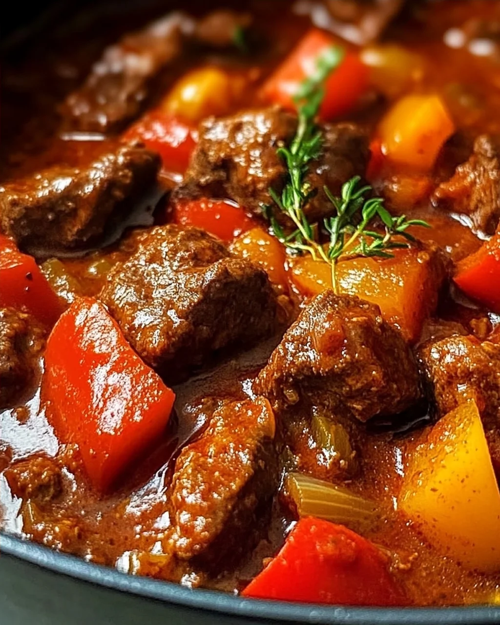 Ungarisches Paprika-Gulasch